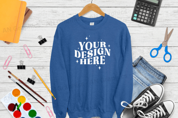 Back to School Gildan 18000 Mockup 0141