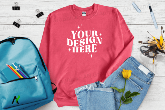 Back to School Gildan 18000 Mockup 0177