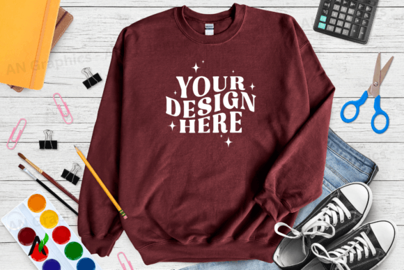 Back to School Gildan 18000 Mockup 0211: A Versatile Tool for Designers