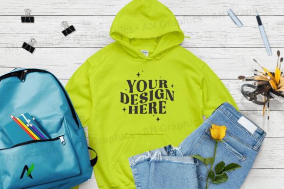 Back to School Gildan 18500 Mockup - 028