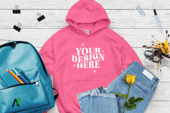 Back to School Gildan 18500 Mockup - 030