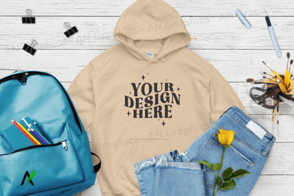 Back to School Gildan 18500 Mockup - 031