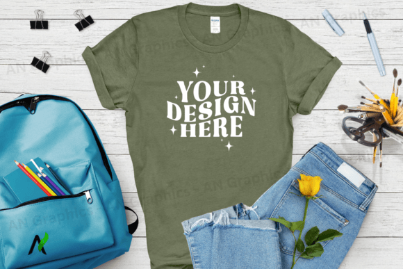 Back to School Gildan 5000 Mockup - 0167: A Professional Tool for Designers and Entrepreneurs