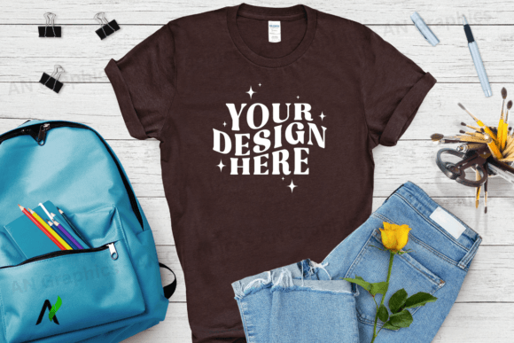 Back to School Gildan 5000 Mockup - 0194: Elevating Your T-Shirt Design Game