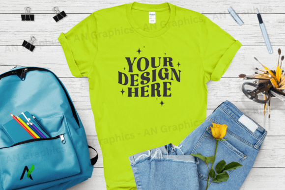Back to School Gildan 5000 Mockup - 0195: A Versatile Tool for T-Shirt Designers