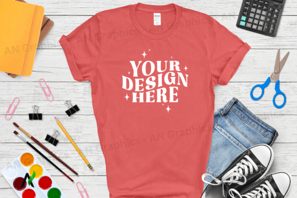 Back to School Gildan 5000 Mockup - 0226: A Versatile Tool for Designers
