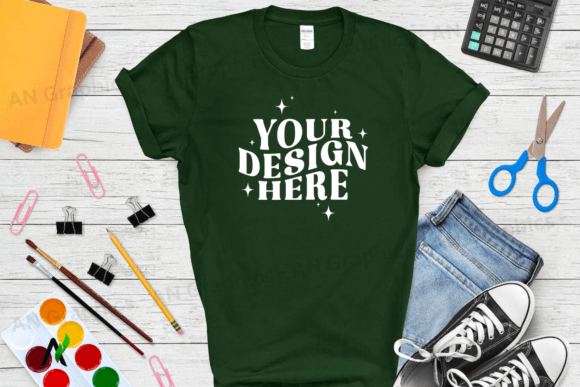 Back to School Gildan 5000 Mockup - 0232