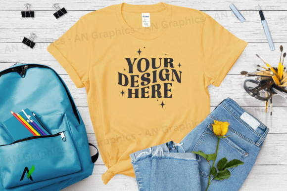 Back to School Gildan 5000 Mockup - 070