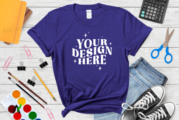 Back to School Gildan 5000 Mockup - 085