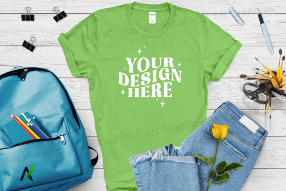 Back to School Gildan 5000 Mockup