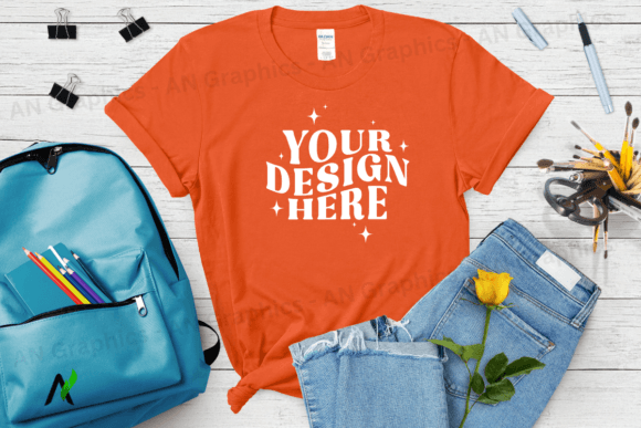 Back to School Gildan 5000 Mockup