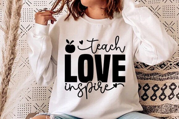 Teach Love Inspire Shirt, Back to School