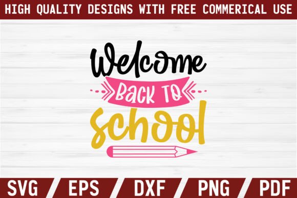 Welcome Back to School Craft SVG